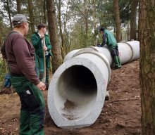 Bauarbeiten am Spielplatz